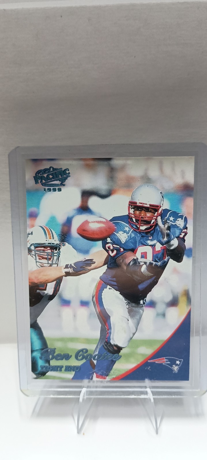 1999 Pacific - Ben Coates #236 Platinum Blue /75