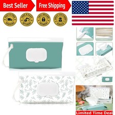 Safe and Soft Baby Wipes Pouch - Reusable Holder with Press Open Design