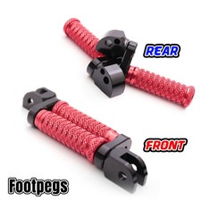 For Yamaha MT-09 13-20 19 18 17 16 15 25mm Lower Front Rear Foot Pegs Set Red