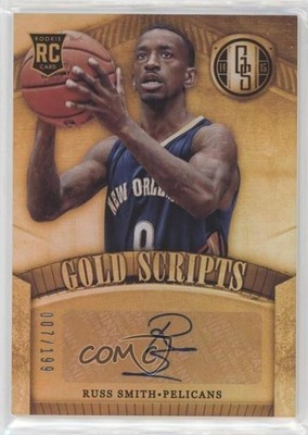 2014-15 Panini Gold Standard Scripts 7/199 Russ Smith #7 Rookie Auto RC r0j
