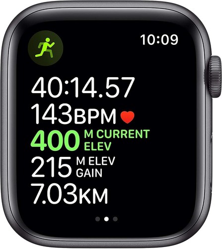 Apple Watch Series 5 44mm Aluminiumgehäuse-Wifi-Space Schwarz - Bild 3 von 6