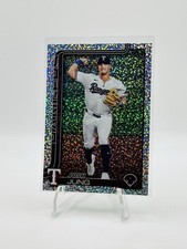2025 Topps Series 1 - Josh Jung #117 Confetti Foil CELEBRATION Rangers