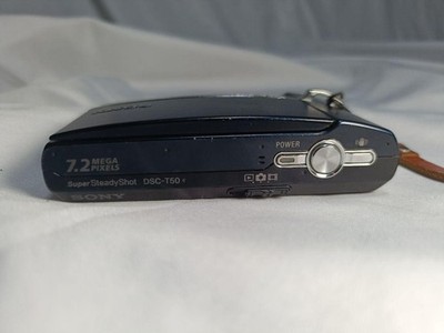 Sony Cyber-shot DSC-T50 7.2MP Digital Camera - Black for sale