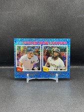 2026 Topps Heritage Stolen Base Leaders Caballero & Cruz Light Blue Sparkle #4 