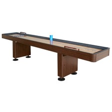 Bluewave Challenger 14-Ft Shuffleboard Walnut Finish