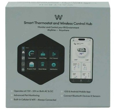 American Motorhome RV 5th Wheel Smart Thermostat & Wireless Control Hub