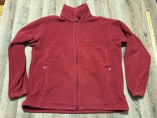 Columbia Sweatshirt, Mens Size Large, Red, Fu...