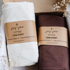 Fitted Crib Sheets 28 x 52   Compatible with Standard Crib Mattress and Toddl...