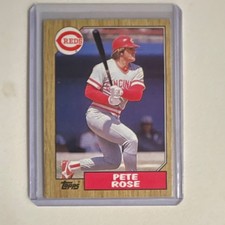 Topps 1987 Pete Rose #200 Cincinnati Reds Base Set MLB Baseball Card