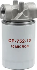 10 Micron Hydraulic Oil Filter 10Micron 3/4" 15PSI 20GPM 200PSI 10-Micron Hydrau