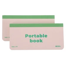  2pcs Small Pocket Notebook Mini Journal Memo Notepads Planner Notebook Blank