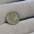 1918 US Mercury Silver Dime 10c XF+