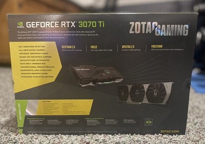 ZOTAC GAMING GeForce RTX 3070 Ti 8GB GDDR6X Graphics Card for sale