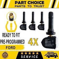 4X Pre-Programmed TPMS For FORD F-150-Transit Courier-Transit Custom