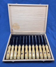 Vintage FREUD Set No. CS-112 Professional Woodworking Carving Tool 12 pc Chisel