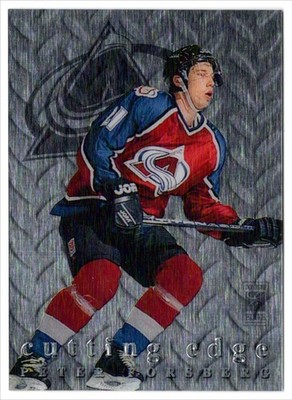 1996-97 Donruss Elite Cutting Edge Peter Forsberg 1400/2500 Colorado Avalanche