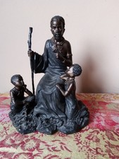 Leonardo Collection Large 1.85kg Resin Figure "Mother & Children" Free P&P