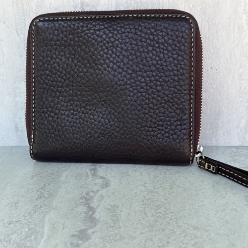 Vtg Coach Chelsea Brown Pebbled Leather Zip Around Wallet #8527 - Bild 3 von 17