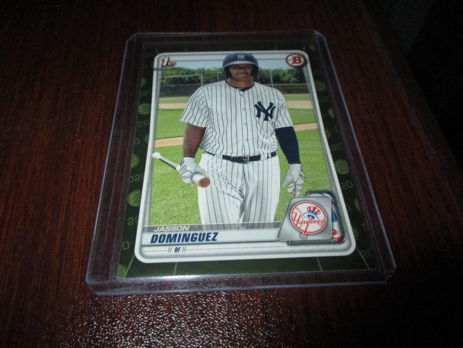 Jasson Dominguez 2020 1st Bowman Prospects Camo #BP-8