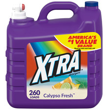 Xtra Liquid Laundry Detergent Calypso Fresh Scent 312 fl oz 260 Loads