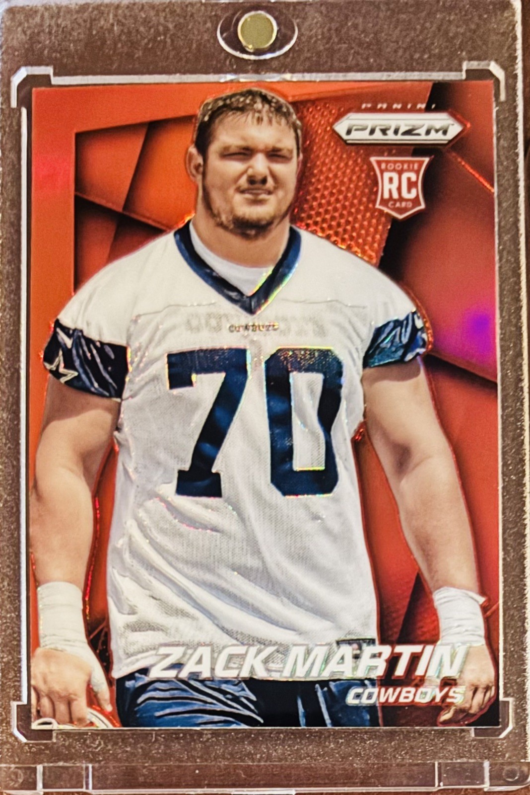 Zack Martin 2014 Panini Prizm Red Prizms Refractor RC #297 SSP