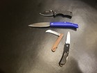  Lot Of 4 Small Folding Pocket Knives Schrade,Pallares Solsona,Recon, H A Mack  — photo 1