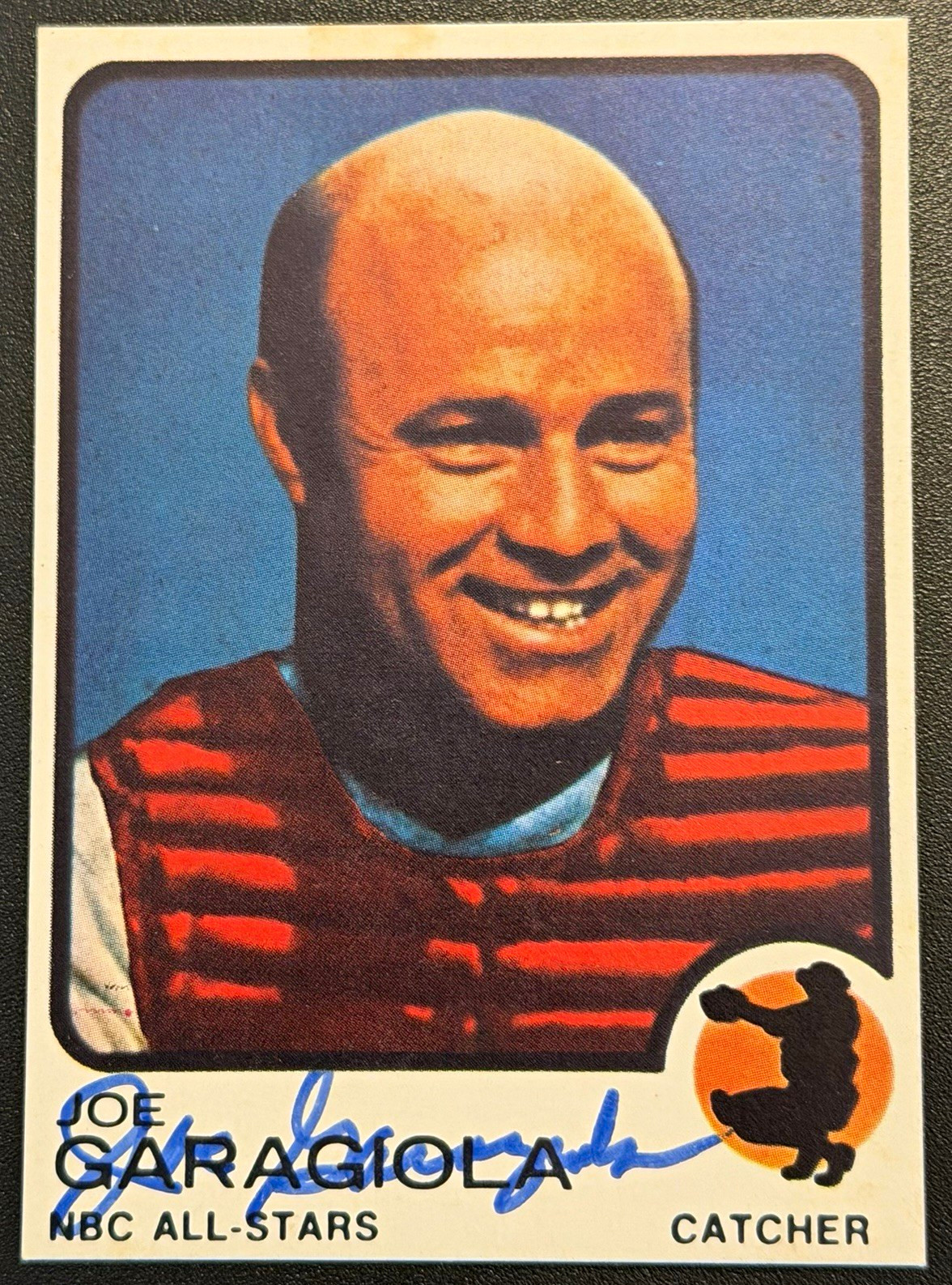 Topps 1976 Topps Joe Garagiola NBC All-Stars #1 Base Set Signed Autograph