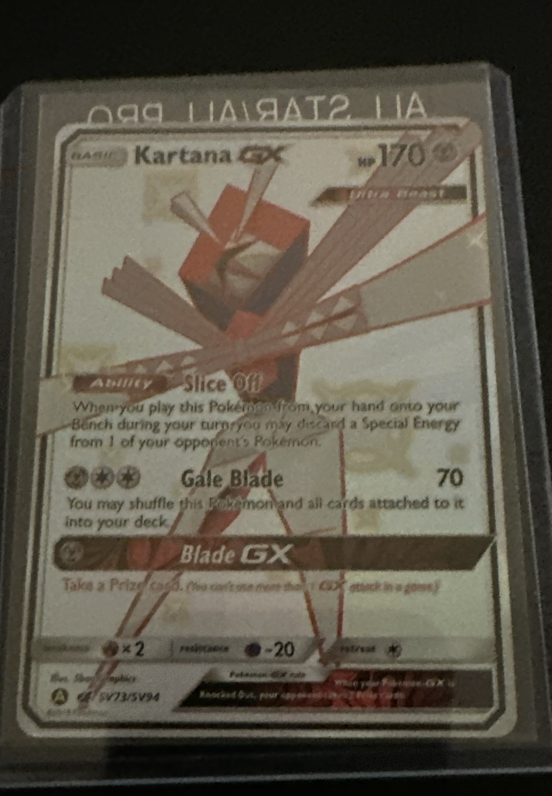 Kartana GX SV73/SV94 Hidden Fates: Shiny Vault Holo
