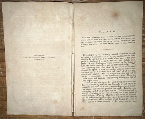 1838 John Kay 'Of The Holy Anointing. A Sermon On 1 John 11 v27' Bible/Theology - Bild 2 von 7
