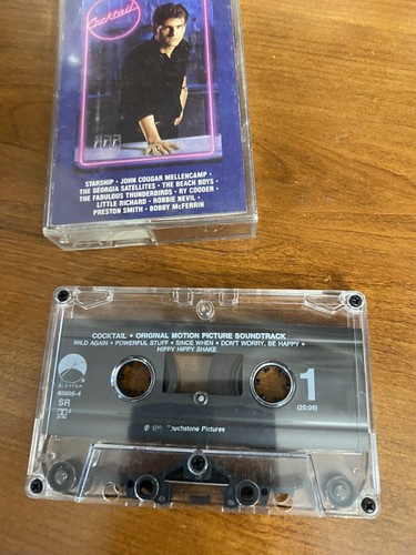 COCKTAIL Cassette Tape ORIGINAL SOUNDTRACK 80s BEACH BOYS KOKOMO