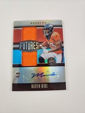 2023 Legacy Marvin Mims Futures Silver Rookie Patch Auto Autograph RC #163/249