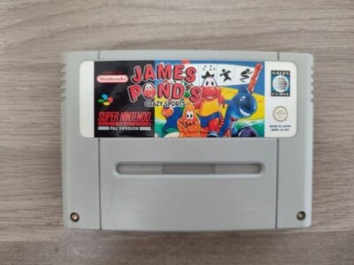 James Pond Crazy Sports - Super Nintendo - PAL - Ultra Rare