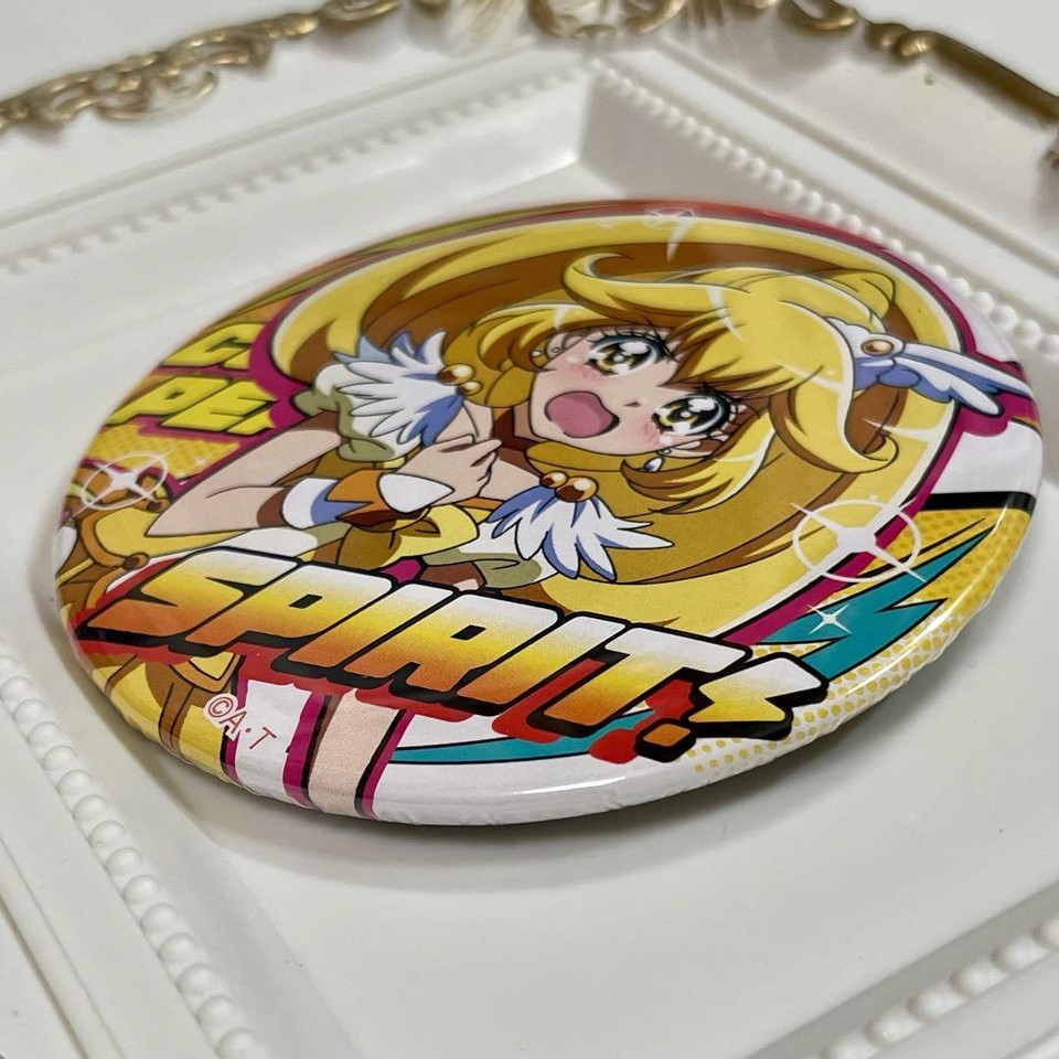 Smile Pretty Cure! Cure Peace Yayoi Kise Twinkle Button Badge 07 Japan