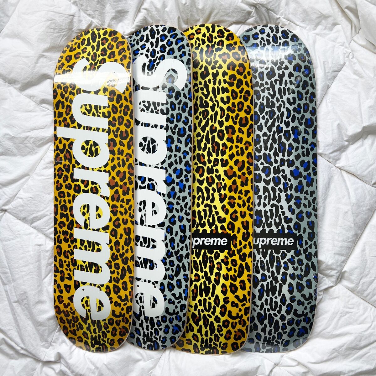 Supreme 2009 Leopard Box Logo Skateboard and Cruiser Deck Supreme 2009 Leopard Box Logo Skateboard and Cruiser Deck