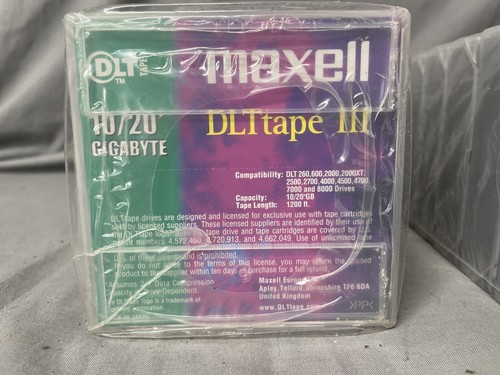 DTL Cartridge Tapes 3 ( III ) & DLT 4 ( IV ) Maxwell ** SEALED ** - Photo 13/14