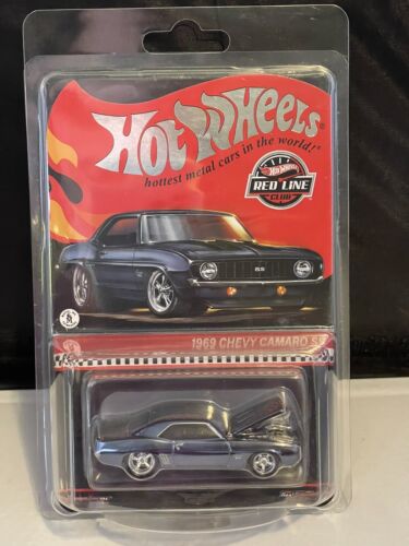 2023 Hot Wheels Collectors RLC Exclusive '69 CHEVROLET CAMARO SS Blue In Hand - Zdjęcie 1 z 8