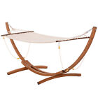 New ListingArc Outdoor Hammock with Stand Sun Lounge Rainbow Bed for Balcony Porch Patio