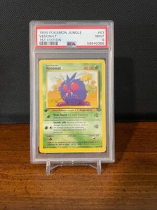 1999 Pokemon Jungle Venonat 1st Edition #63 PSA 9 MINT!!