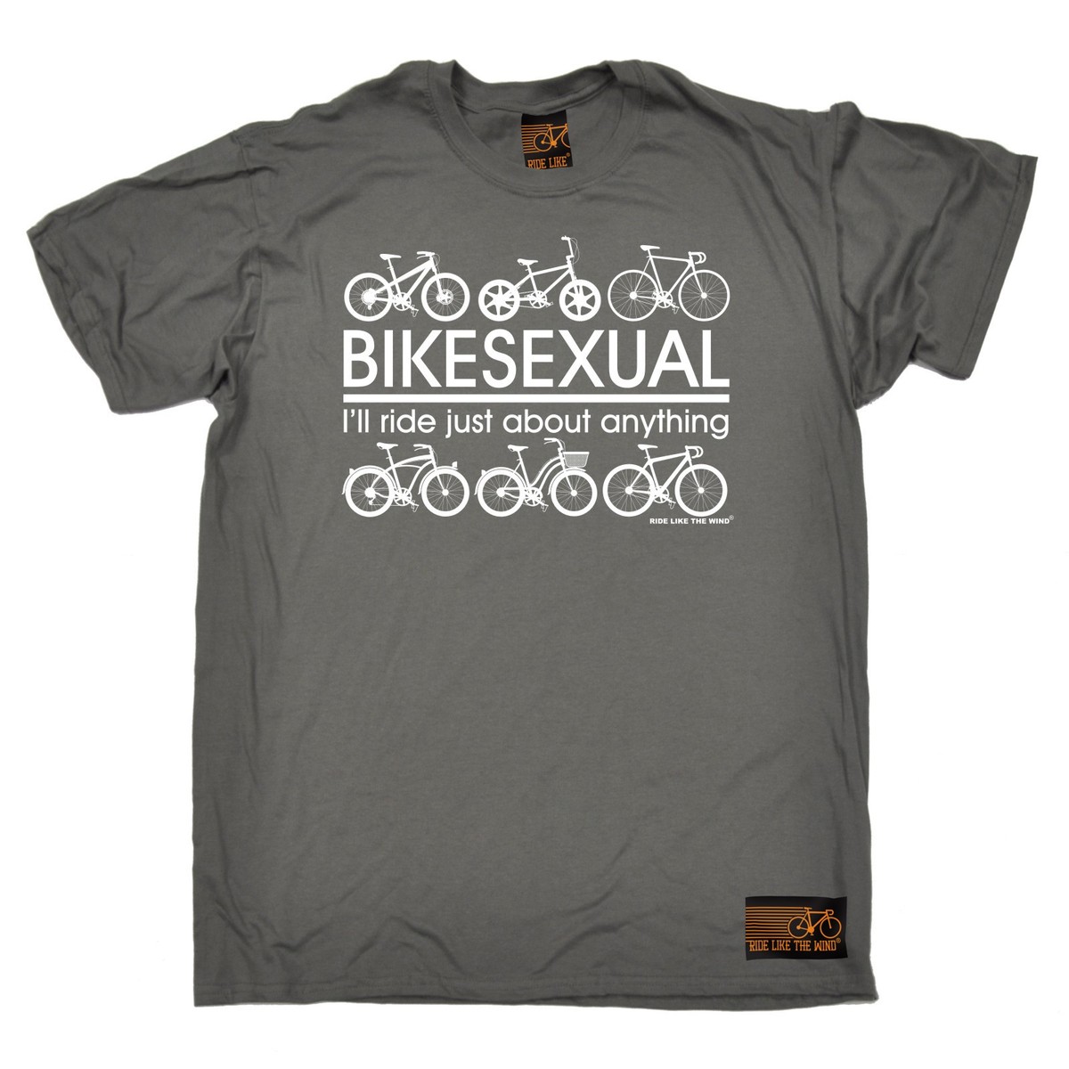 Bikesexual Ride About Anything T-SHIRT Cyclist Bike Cycling Gift