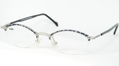 TRATO M14 571 SILVER /GREY /BLACK UNIQUE EYEGLASSES GLASSES 48-20-145mm Germany