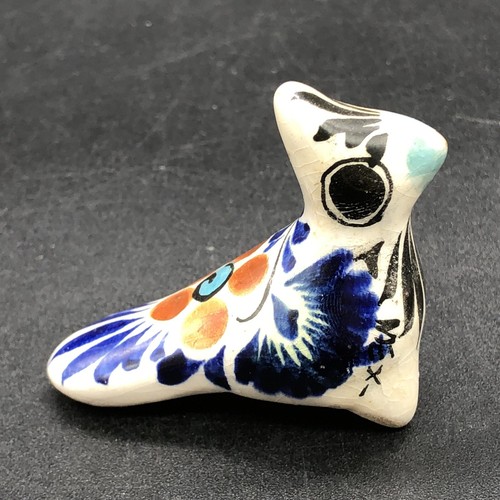 4 Hand Painted Tonala Mexico Miniature Birds Mini 1.5" - 2" Tall Lot - Picture 2 of 24
