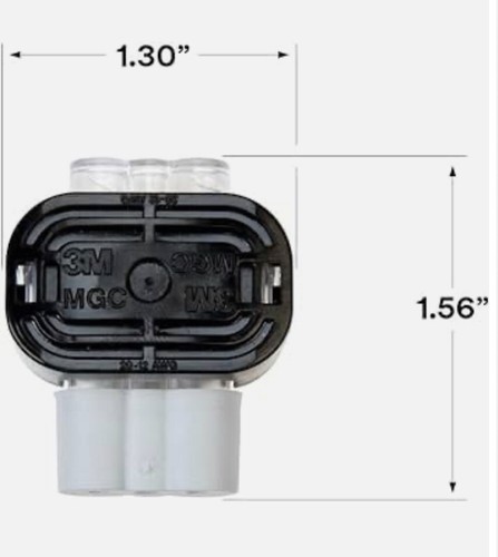 5X 3M Scotchlok Moisture Guard Connectors, Self-Stripping, 20-12 AWG Quick Crimp - Picture 4 of 10