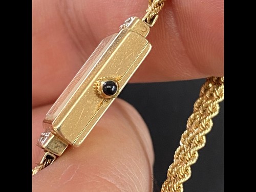 Centier geneve swiss 14k yellow gold womens watch with Diamonds - Picture 7 of 9