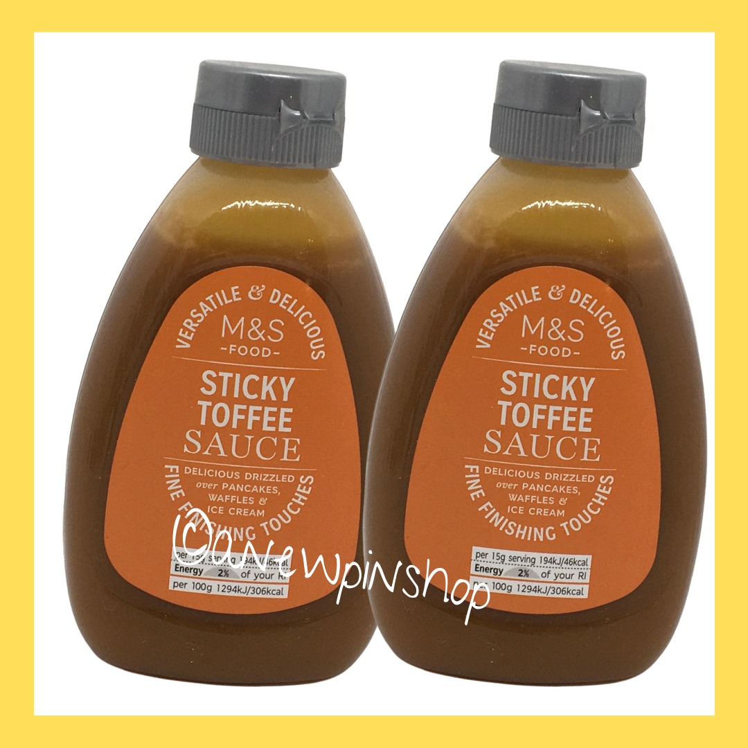 M&S Dessert Sauce Sticky Toffee For Pancakes Ice Cream Waffles Marks