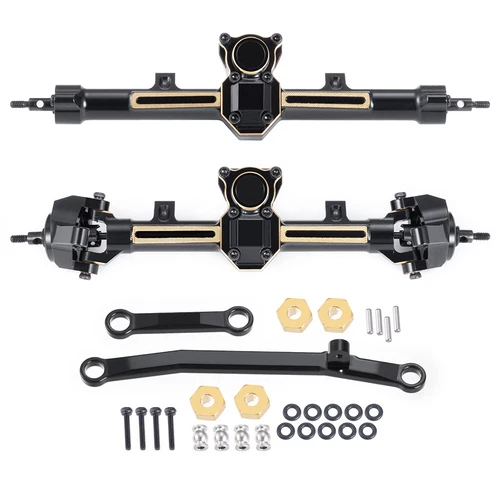 Heavy Brass Weights Standard Front Rear Axles Set For 1/24 Axial SCX24 AXI00001
