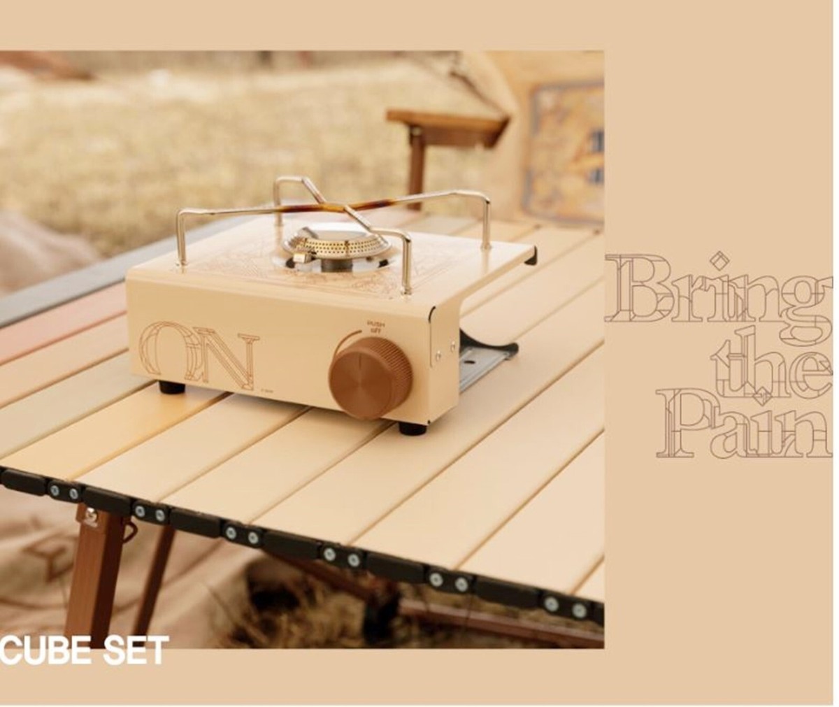 BTS-ON CUBE SET バーベキューコンロ BTS X KOVEA BTS-ON Collaboration Cube Gas Stove Set Limited