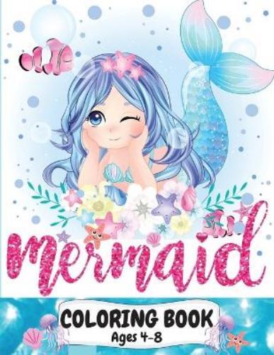 Thumbnail - Lora Dorny Mermaid Coloring Book Ages 4-8 (taschenbuch) (us Import)