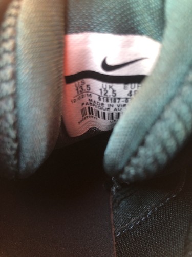 "Nuovi tacchetti da calcio Nike verdi/neri taglia 13,5 Alpha Menace Pro metà ""Eagles""" - Foto 7 di 7