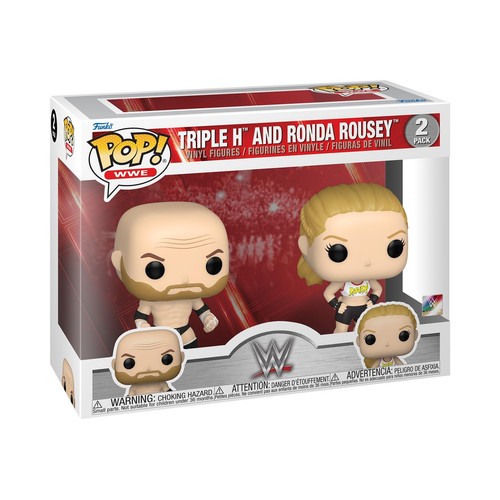 Triple H y Ronda Rousey #2-Pack - Funko POP! WWE - WWE - Imagen 1 de 1