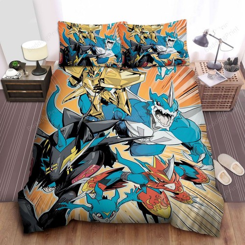 Digimon The Adventure Of Veemon Bettbezug Bettwäscheset - Bild 1 von 8
